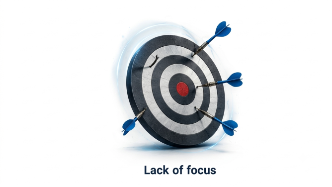 Lack of focus