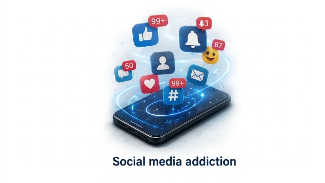 Social media addiction